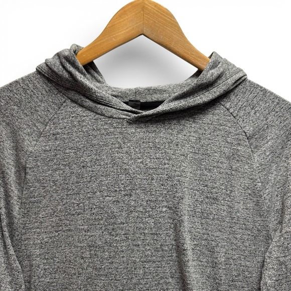 Lululemon Mens Sz Small Gray Dry Sense Performance L/S Pullover Hoodie Shirt euc - Picture 2 of 5